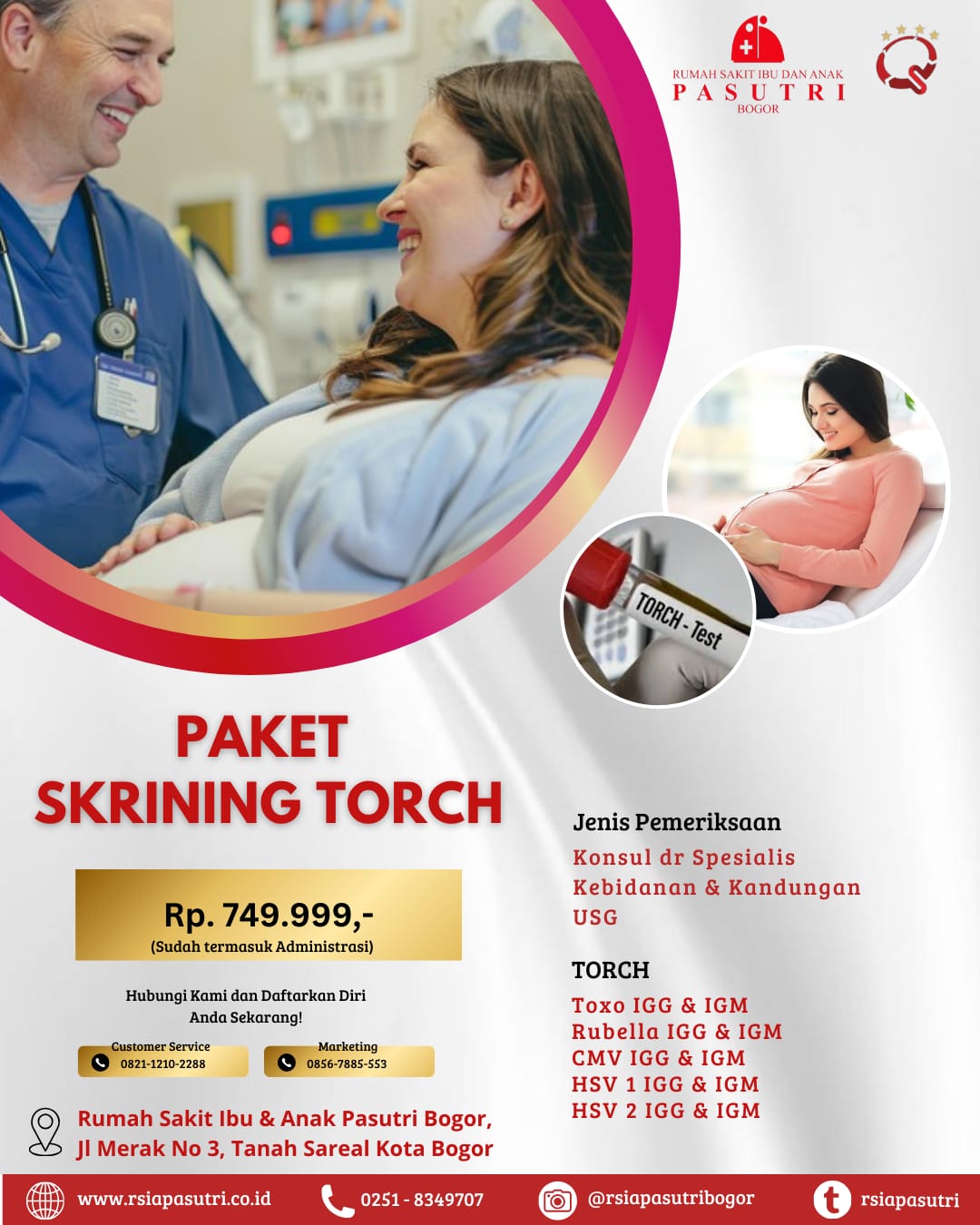 Paket Skrining TORCH untuk Calon Ibu